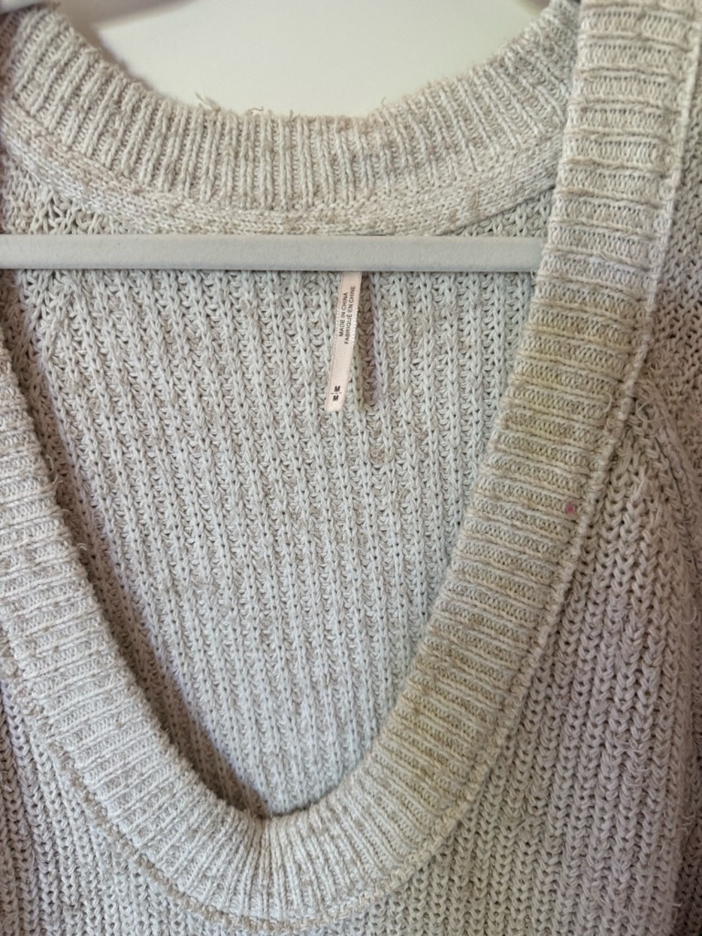 Free people Women's Oversized V-Neck Sweater dress - Picture 2 of 3